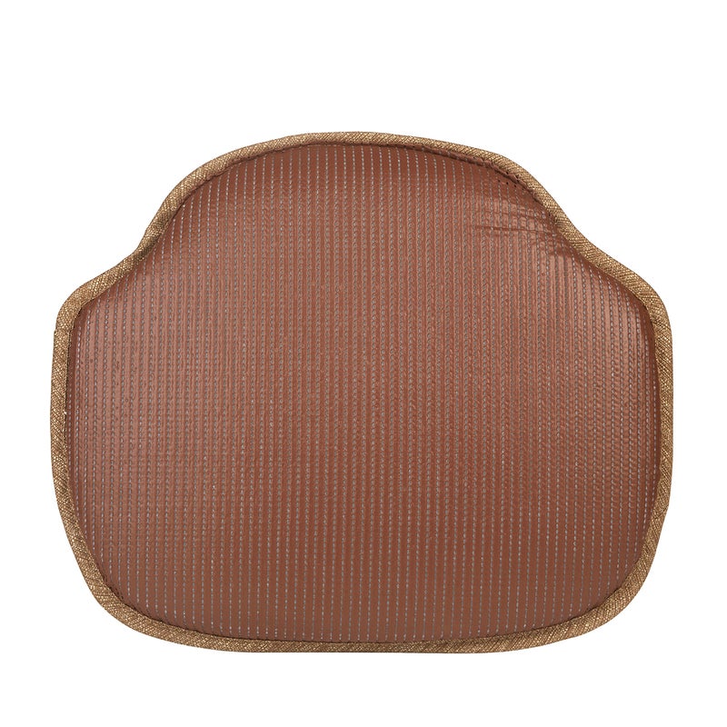 Klear Vu Gripper Omega Non-Slip Windsor Chair Cushions with Skid-Proof Seat Pad for Dining Room, Kitchen, and Office Use, 16x15 Inches, 4 Count (Pack of 1), Gold - Image 3